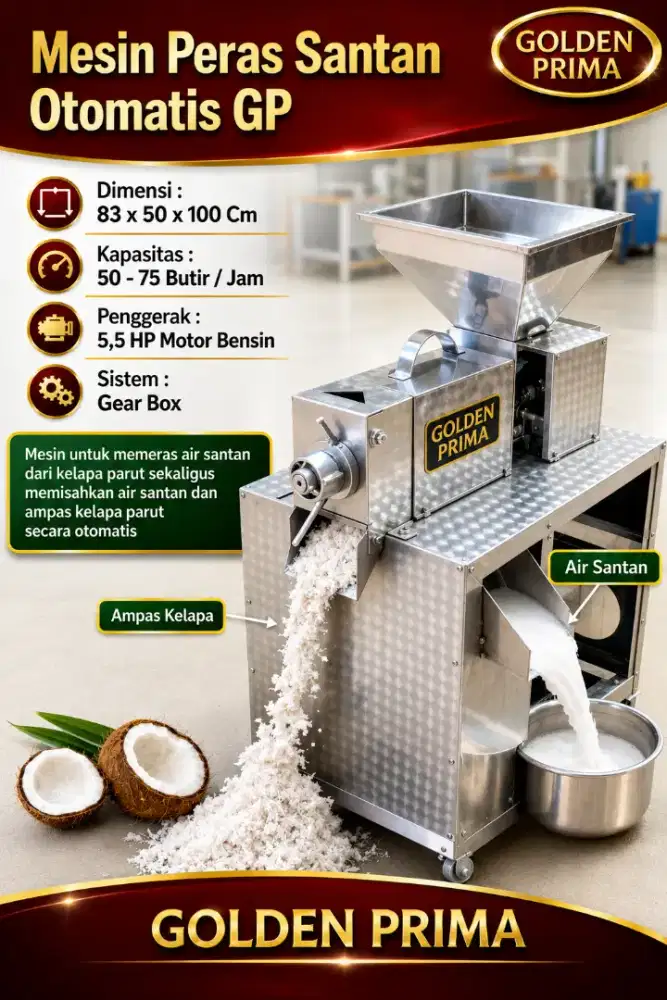 MESIN PERAS SANTAN OTOMATIS GP