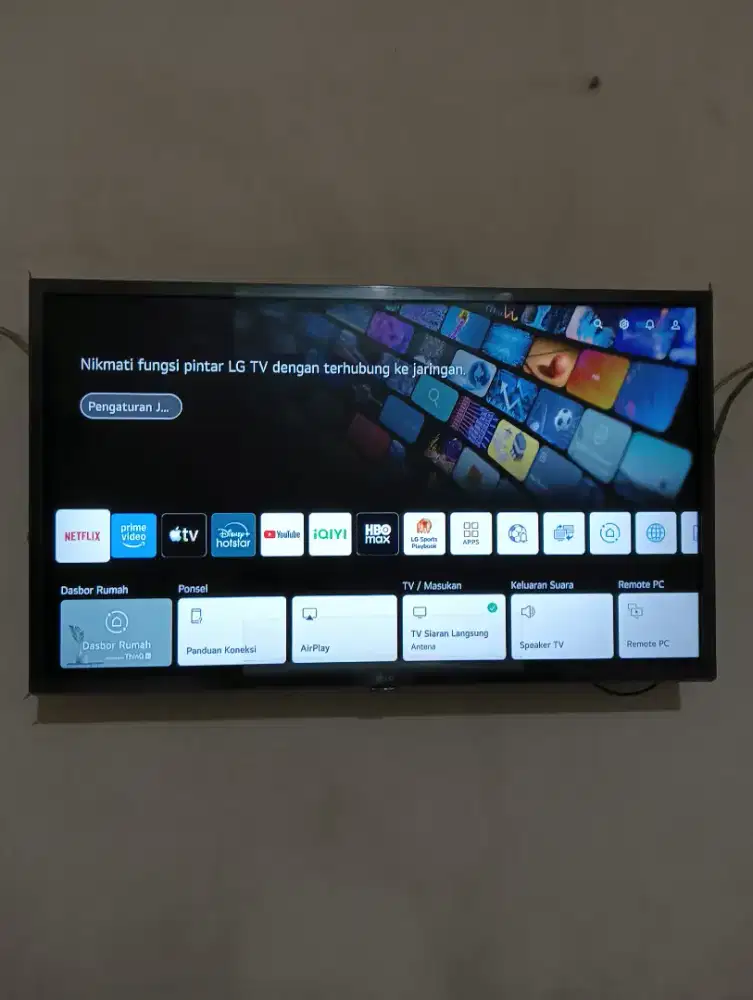 Jual second smart tv LG 32 inch