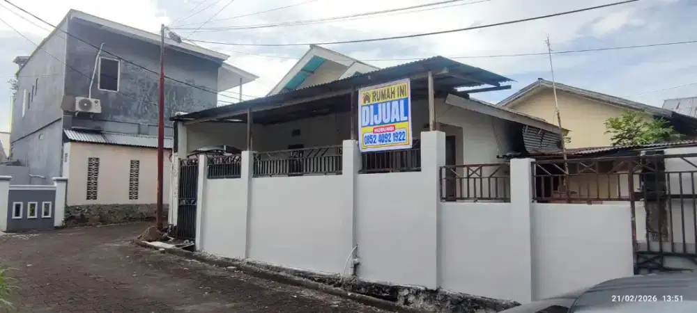Rumah di jual di perumahan pondok indah maumbi