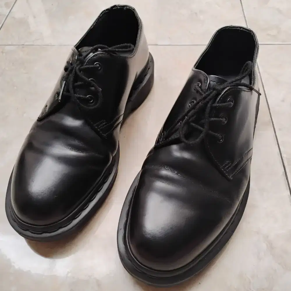 Sepatu Dr.Martens 1461 Mono Black Smooth