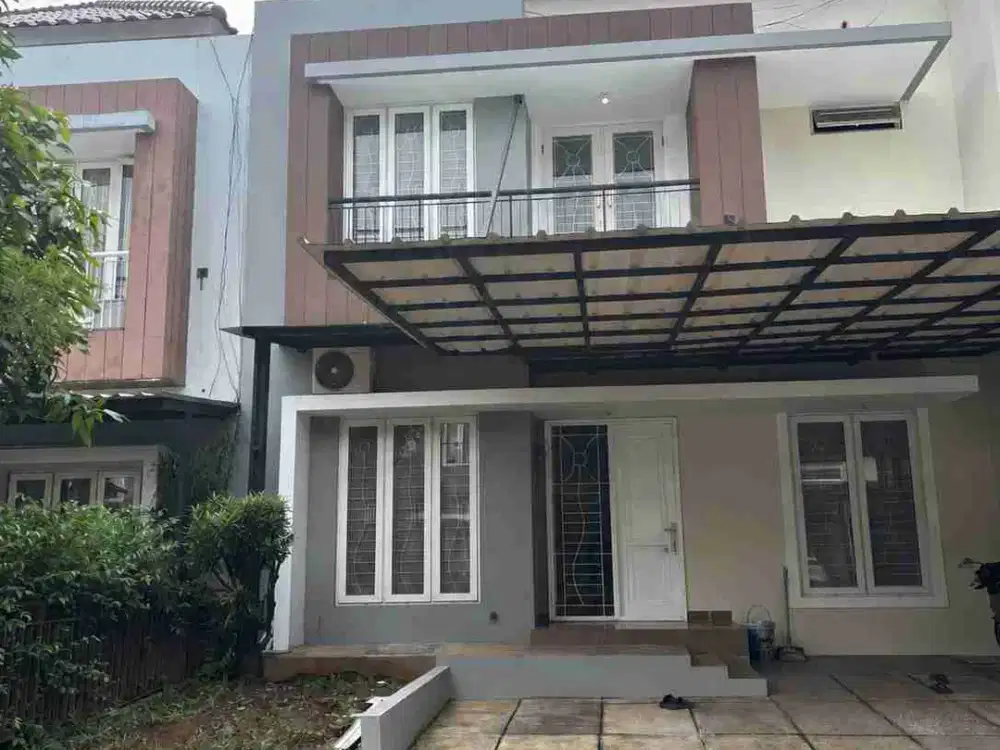 sewa rumah di raffles hills cibubur