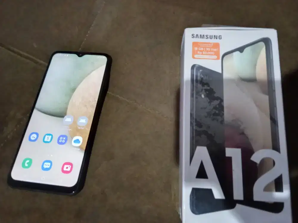 Samsung A12 4GB/128GB Hitam