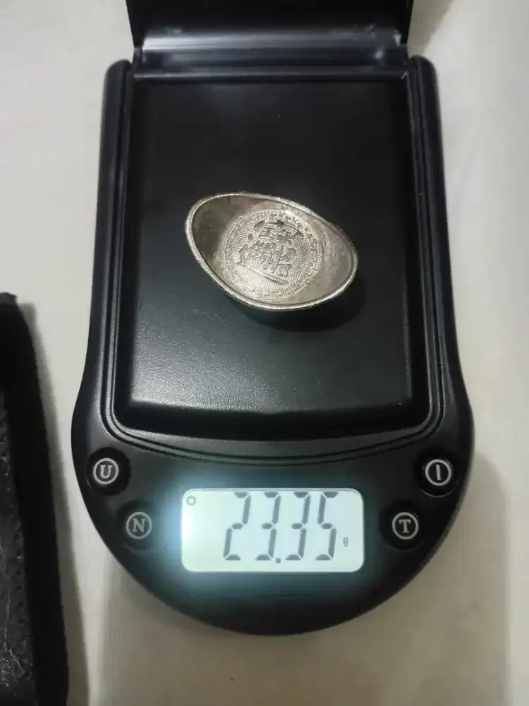 Alat barter china kuno langka bahan perunggu lapis perak