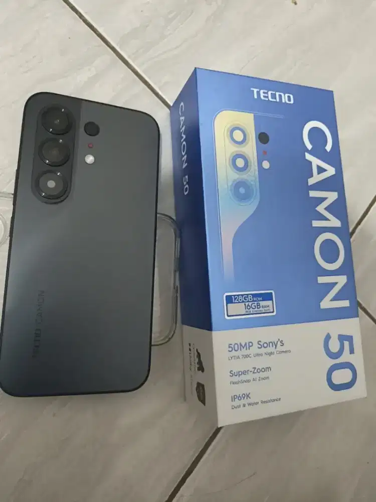 Tecno Camon 50 Fullset Nominus 8/128GB Like new
