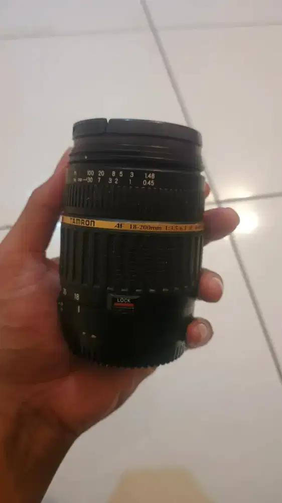 Lensa tamron for canon 18-200mm