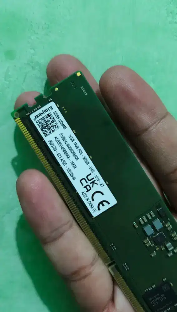 RAM 16GB DDR5 PC5-5600B UDIMM Second Original Kingston Memory PC