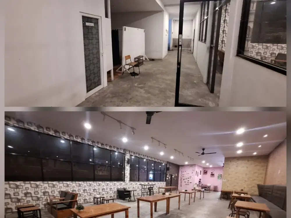 dijual gudang kim 3 hook uk 1100m2 bisa jadikan cafe atau gudang