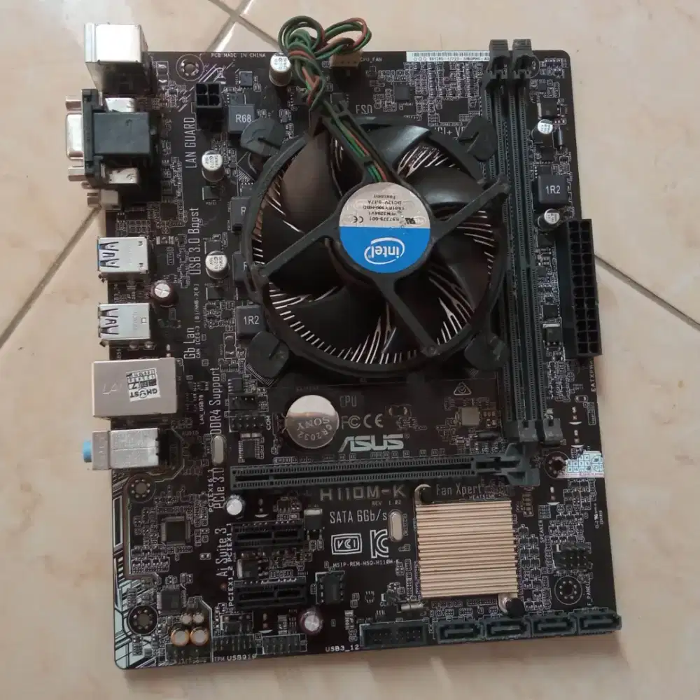 Intel Core i5-7400 + ASUS H110M-K