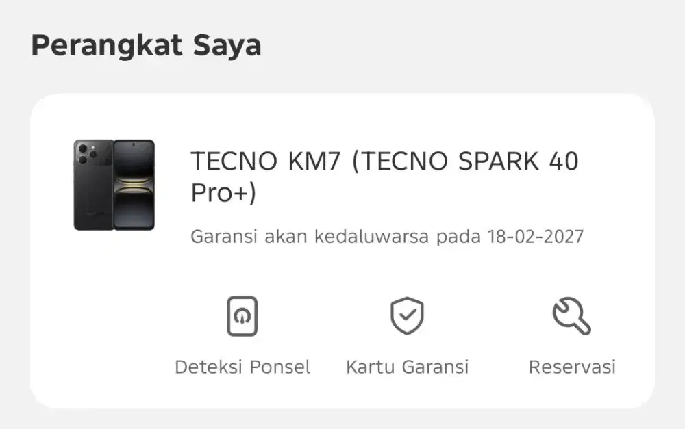 TECNO SPARK 40 PRO+ 8/128 LENGKAP