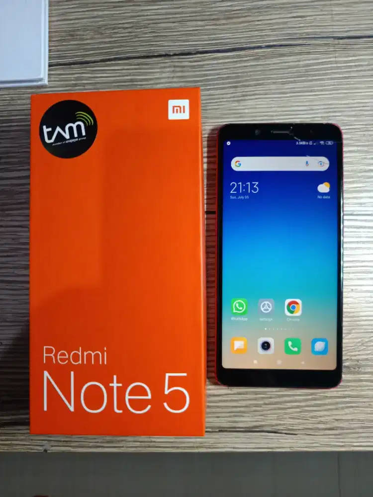 Redmi Note 5 4/64 minus LCD retak