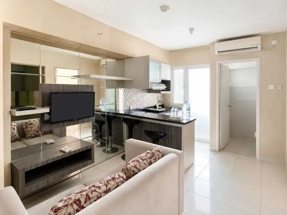 Disewakan Apartemen Educity Harvard 2BR Furnished Lantai 21 REV.A688