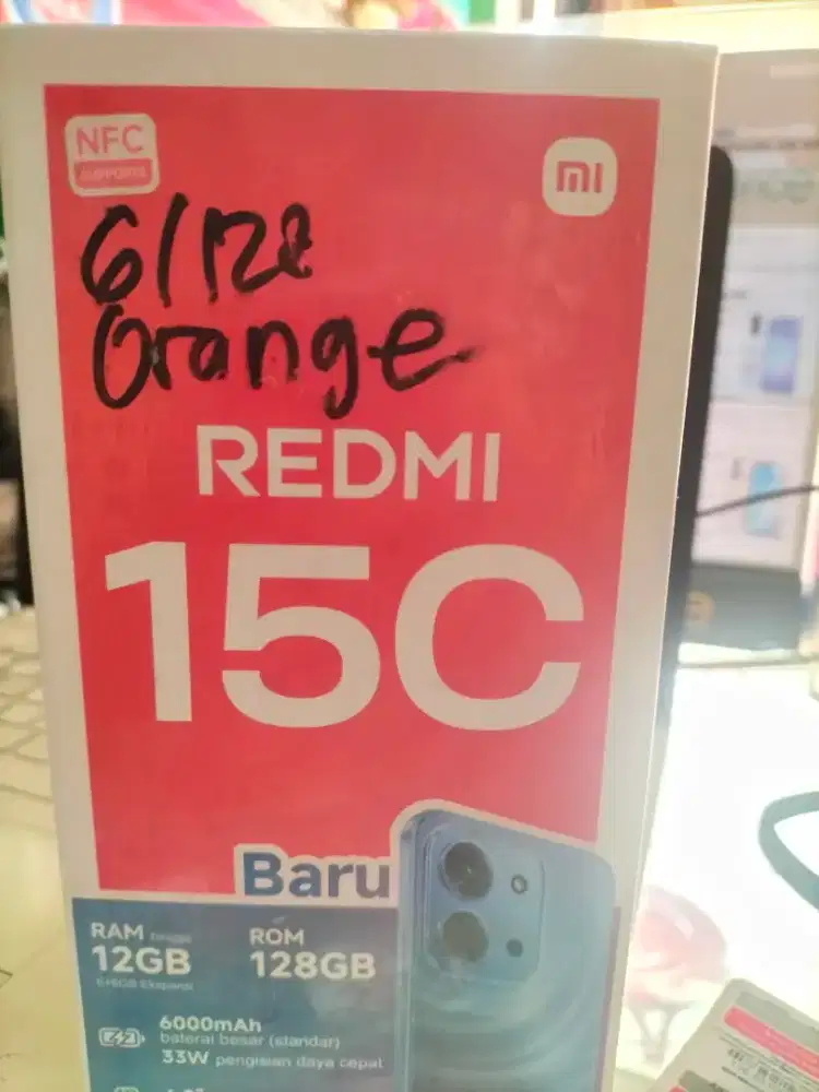 Redmi 15c ram 6/128