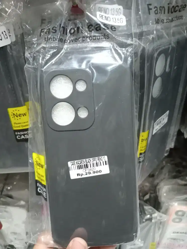 CASE MACARON BLACK OPPO RENO 13 ATLANTIS DAHSYAT