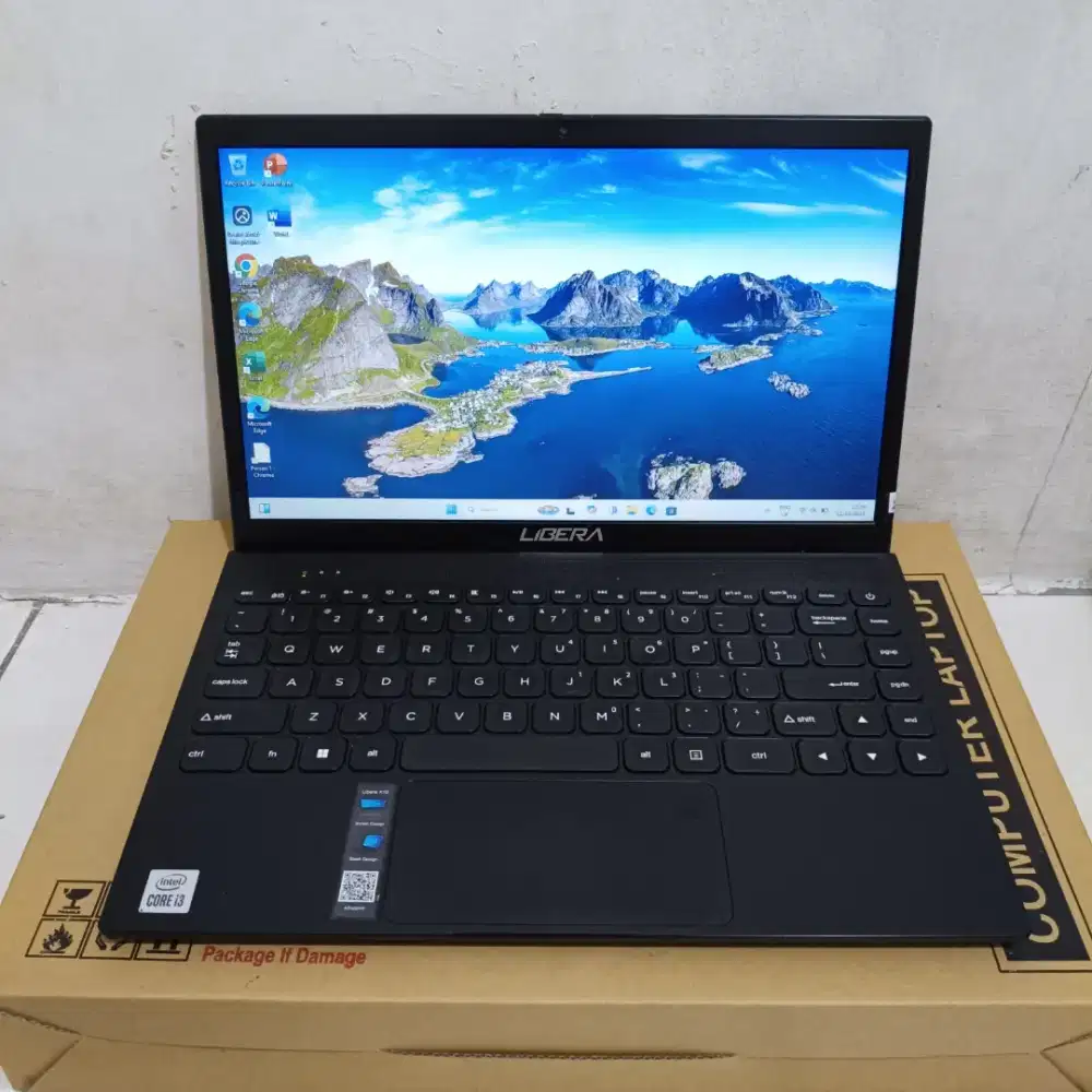 Jual Laptop Merek Libera X10, Core i3-10110U, Ram4Gb/Ssd256Gb, Normal