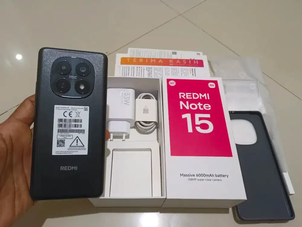 REDMI NOTE 15 RAM 16/128GB FULLSET GARANSI