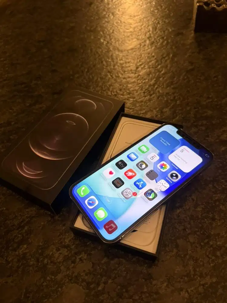 Iphone 12 pro 256Gb hp dus aja mines kaca kamera