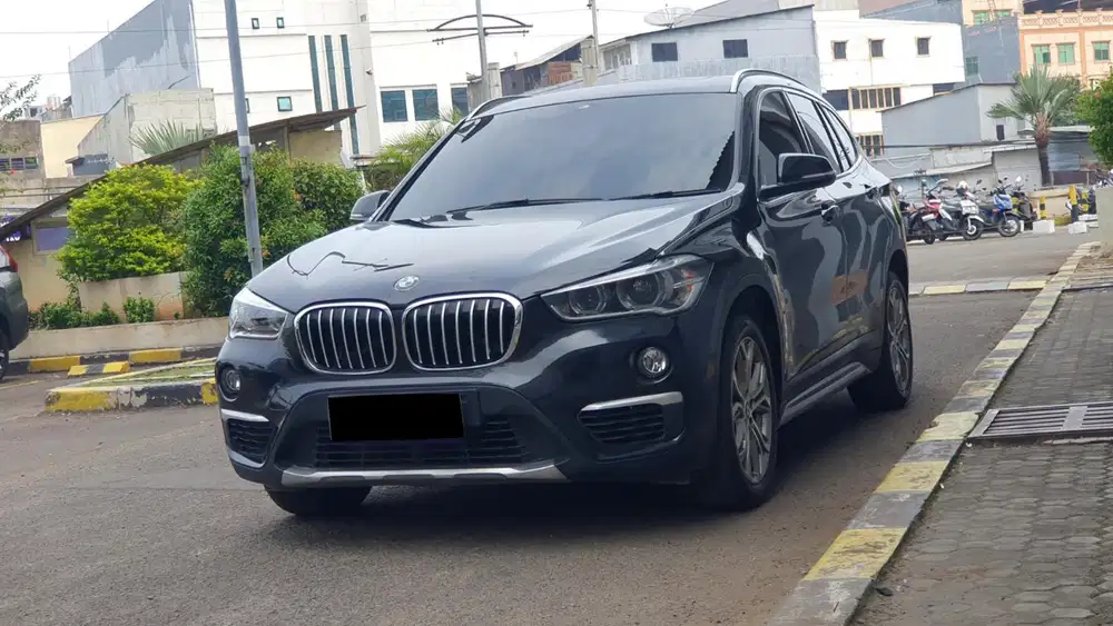Km 52rb bmw x1 sdrive xline 2018 hitam