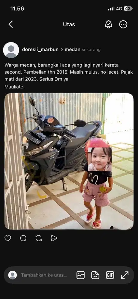 Dijual sepeda motor vario