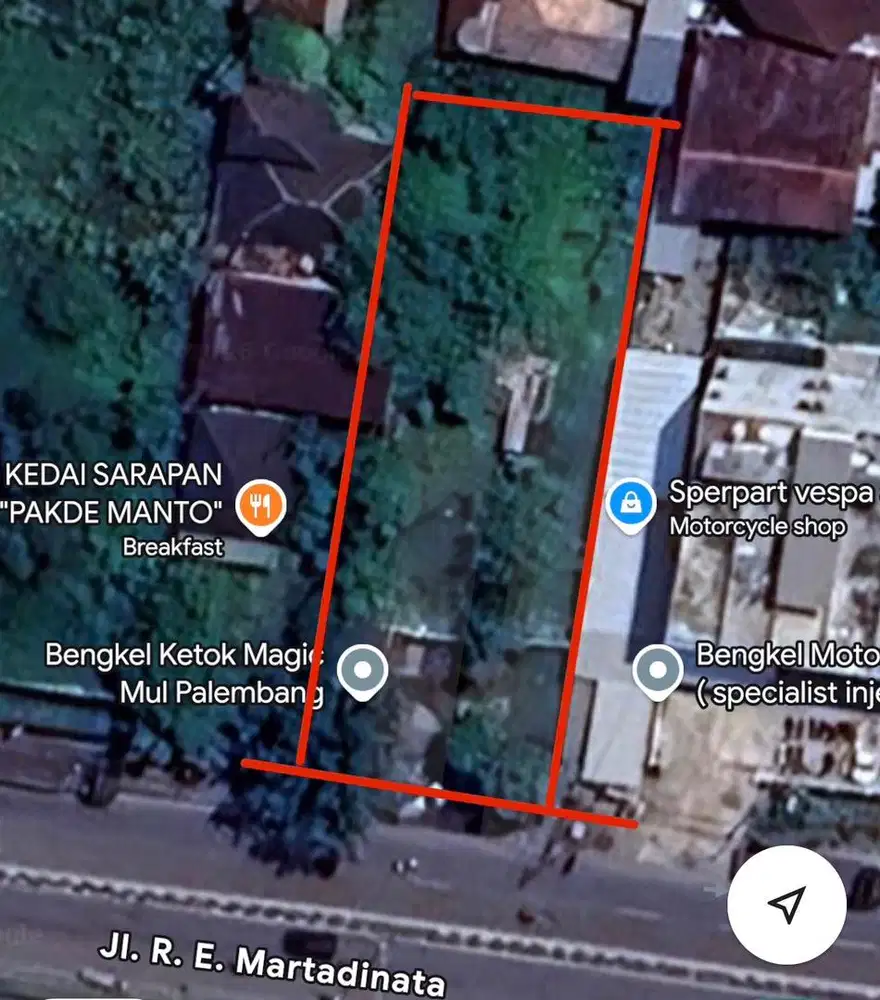 Dijual Cepat Tanah Dijalan RE Martadinata