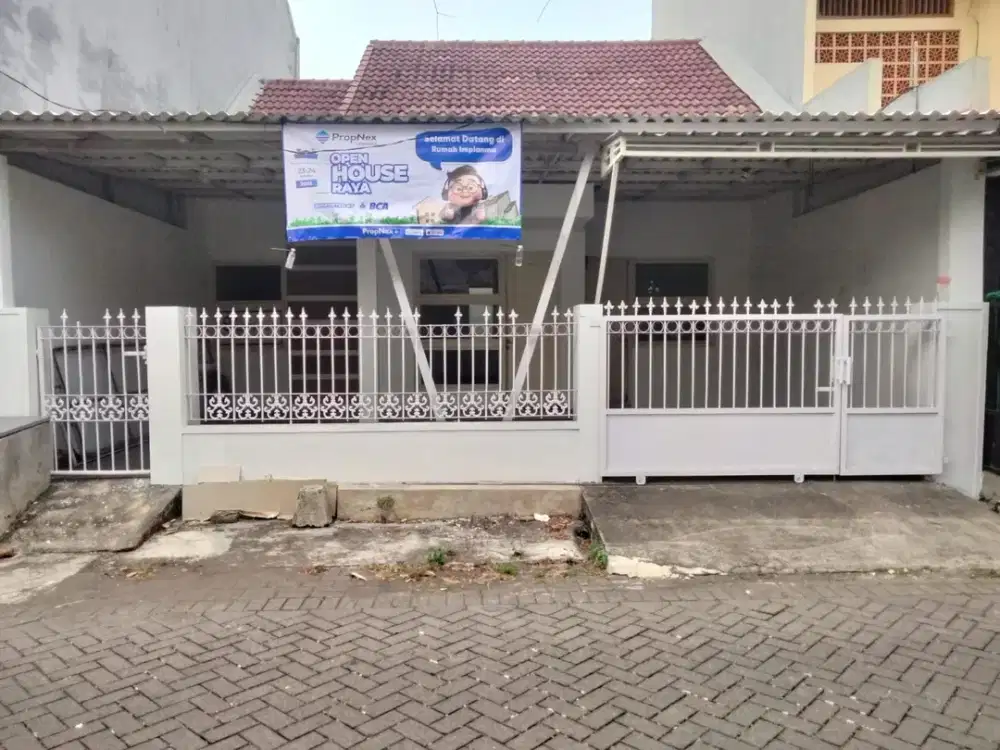Rumah jalan double way bisa untuk buka usaha, dekat fasum