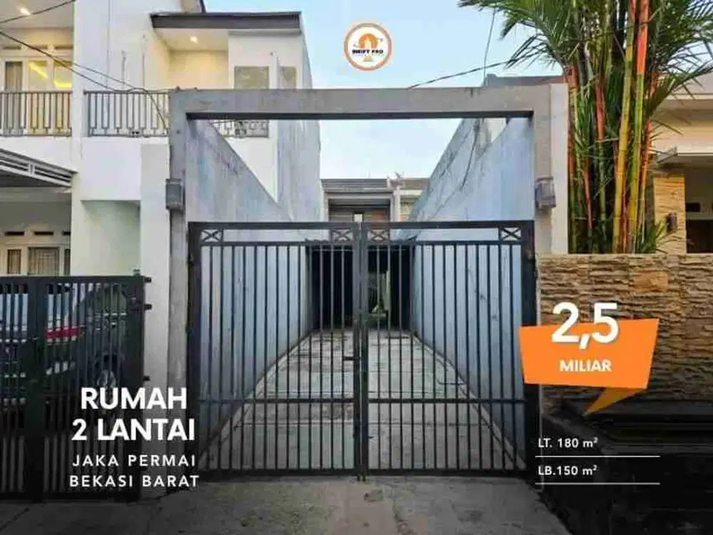 FOR SALE – Rumah 2 Lantai di Jaka Permai, Bekasi Barat