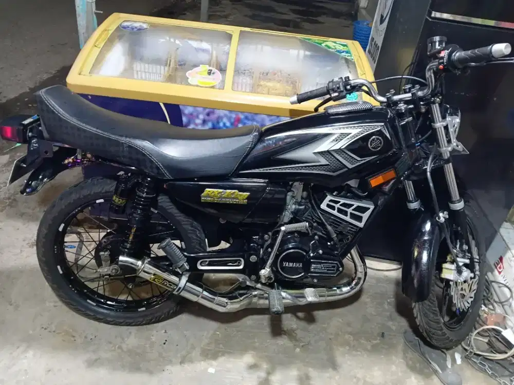 rx k 125 sudah modif ganteng.