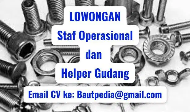 Lowongan Staf E-Commerce dan Helper Gudang