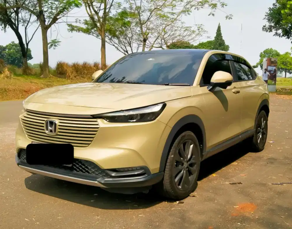 HONDA HRV E SE A/T NIK 2014 KHAKI ODO 20RIBU KM ORIGINAL ISTIMEWA
