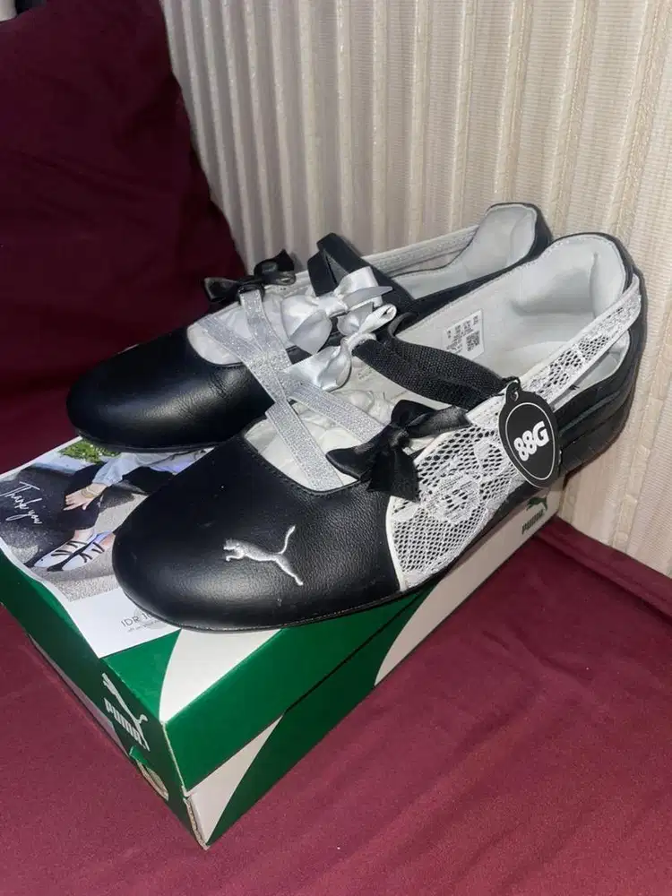 Puma Speedcat Ballet BLACK POLOS Size 39 Fullset Like New