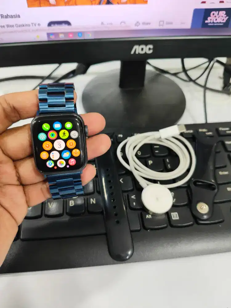 iwatch seri 4 40mm siap pakai