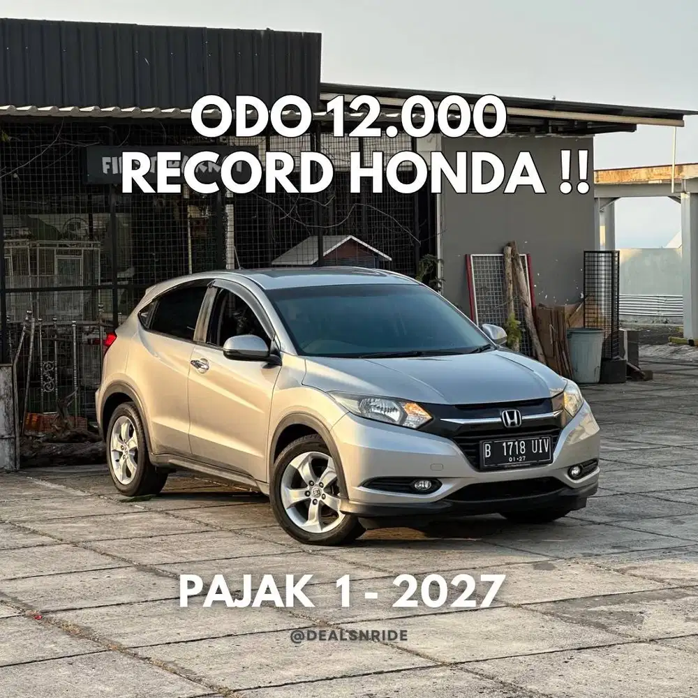 ANTIK GILA ODO 12.000 !!! MASIH PLASTIKAN HRV E CVT 2016 PAJAK 1/2027