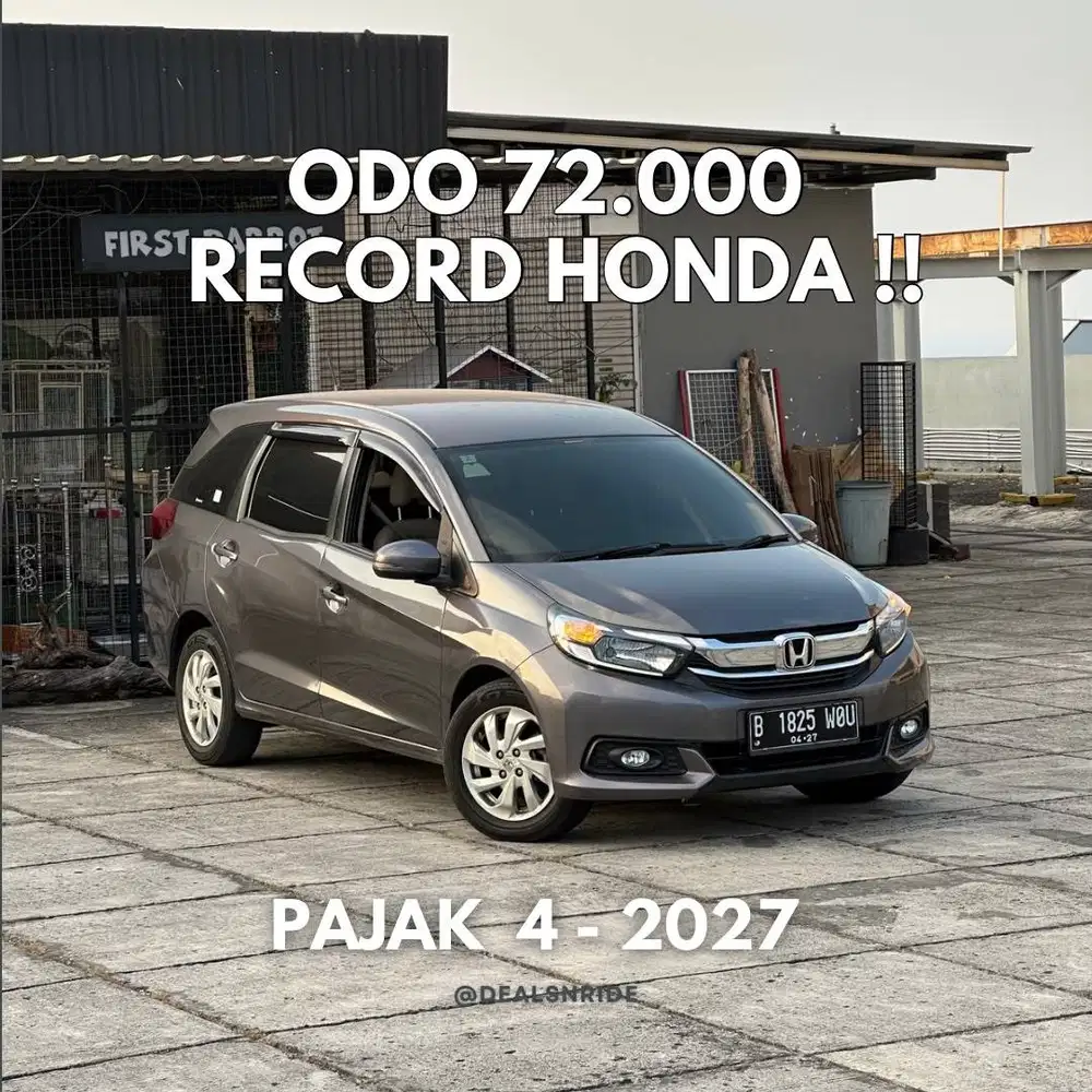ODO 72.000 ANTIKK !! PAJAK 4/2027 HONDA MOBILIO E CVT 2017 SIAP PAKAI