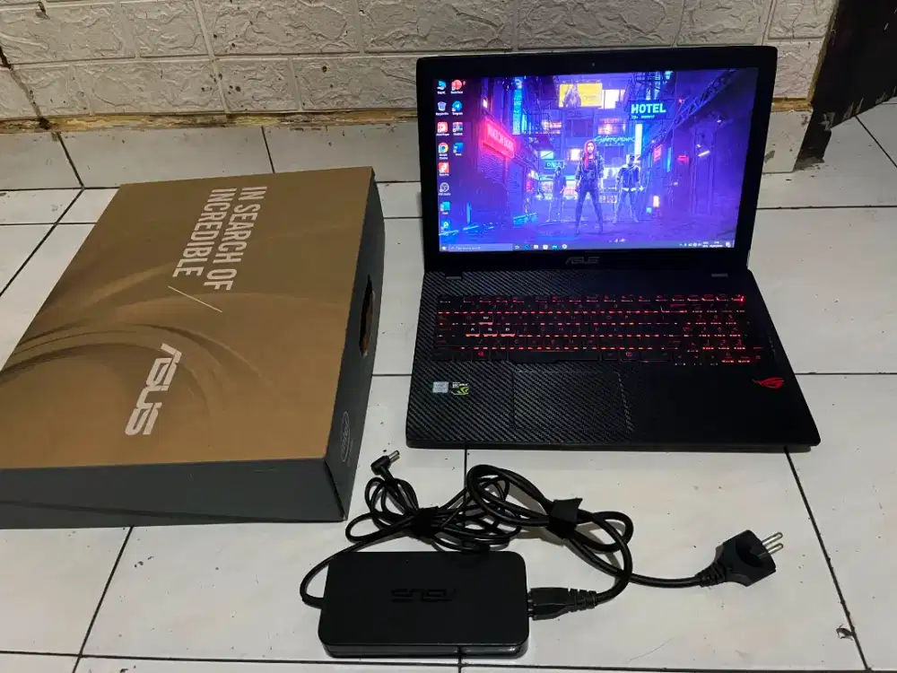 Dijual Asus Baby ROG GL553VD intel core i7 gen7 ram 16/ nvme 500 gb