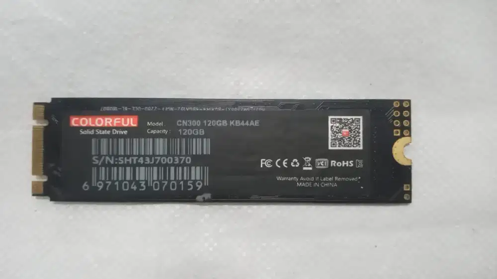 SSD M2 - 120 GB [ WINDOWS 10 PRO - 22H2 ] FREE PASANG
