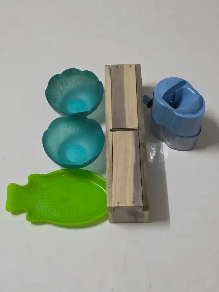 Jual Se Paket Serut Es Mangkok Plastik Piring Plastik Pemotong Bawang