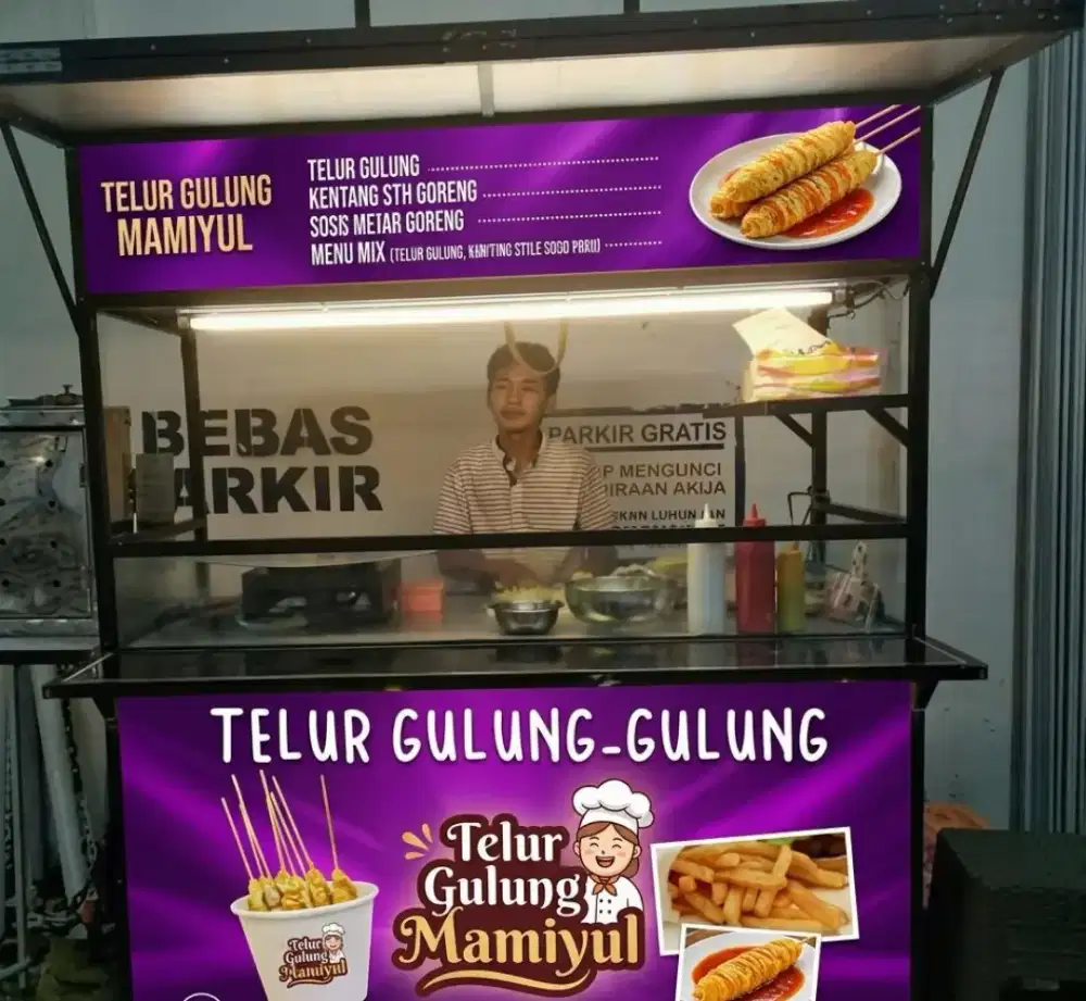 Dagang telor gulung