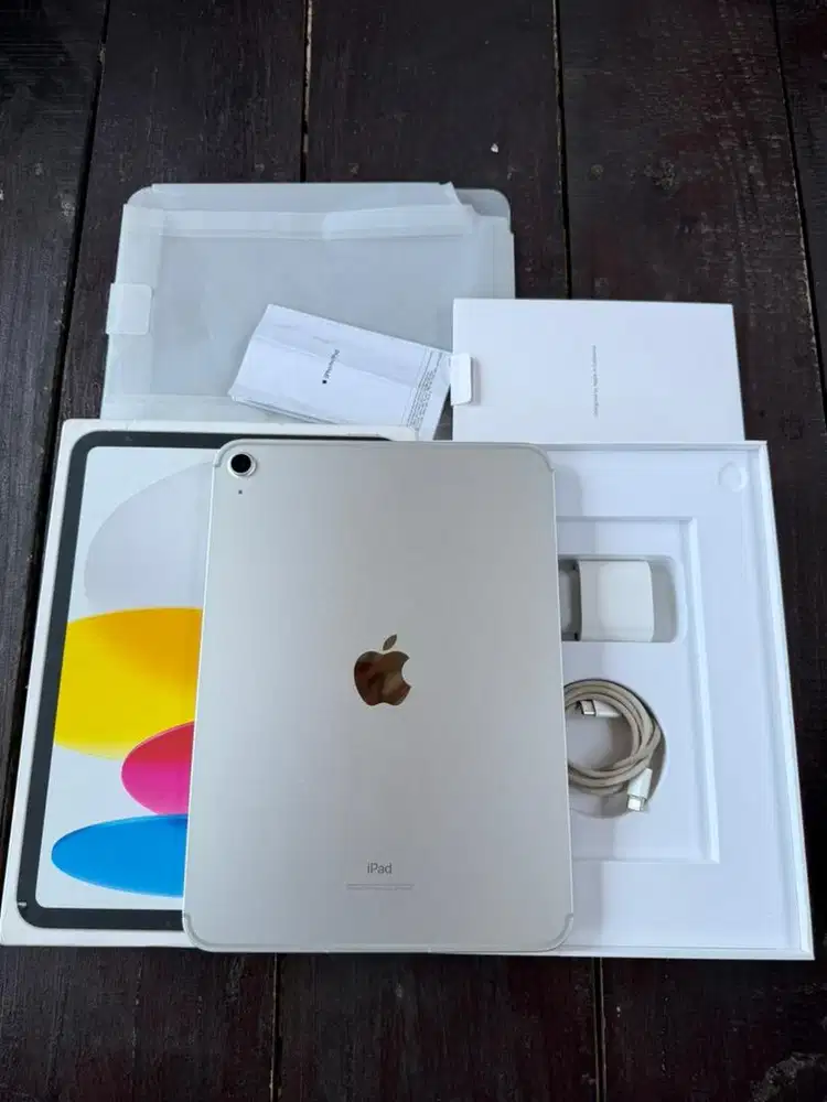 iPad Gen 10 256 Silver 10,9inc Wifi Cell Second iBox Kondisi Istimewa