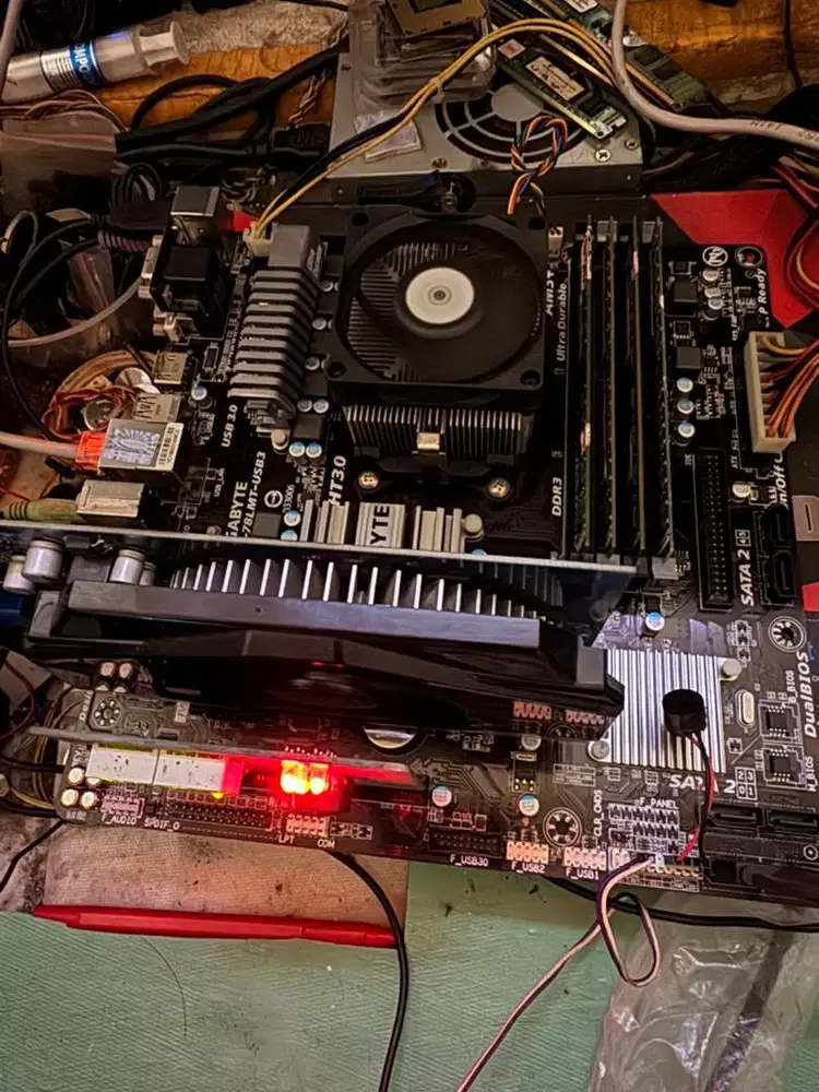 jual sepaket part computer mobo, proce, dan