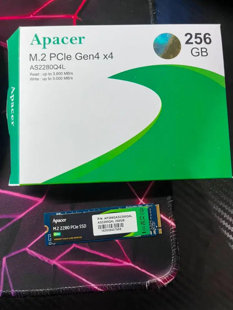 SSD Apacer 256GB NVME,512 NVME - 512GB