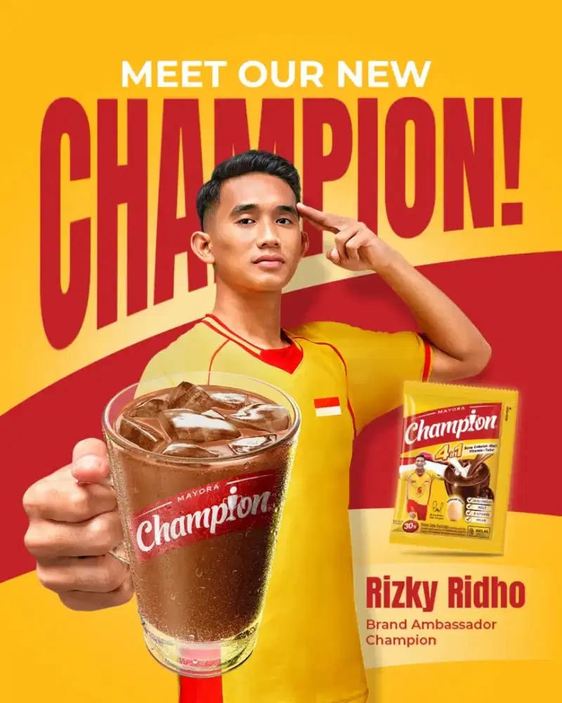 GROSIR SUSU CHAMPION COKLAT PER KARTON ISI 12 RENCENG