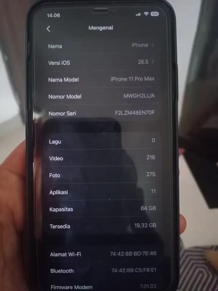 DIJUAL IPHONE 11 PROMAX 64GB