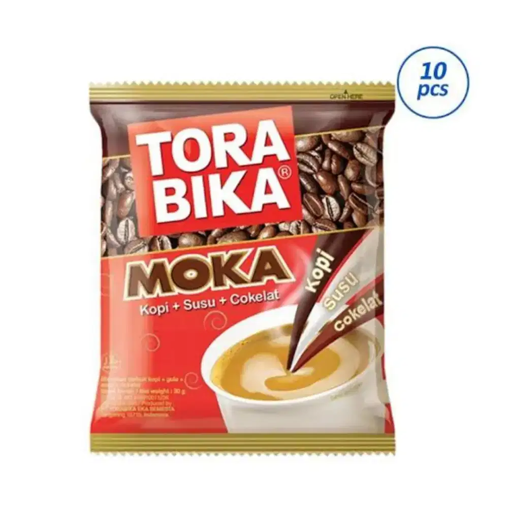 GROSIR KOPI TORABIKA TORA MOKA PER KARTON ISI 12 RENCENG