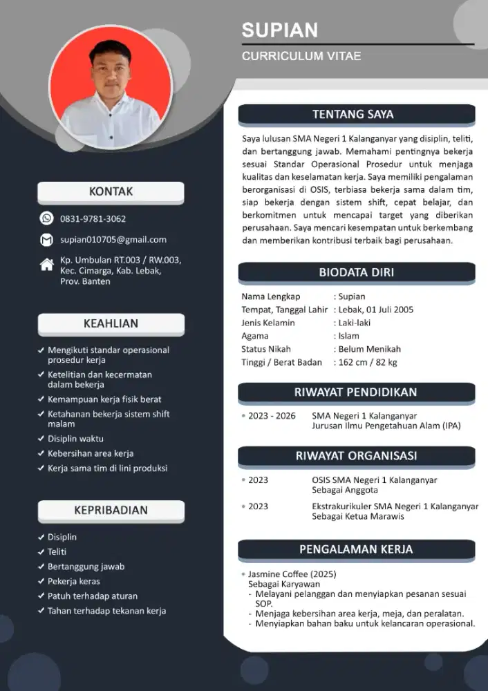 cari pekerjaan (fresh graduate)