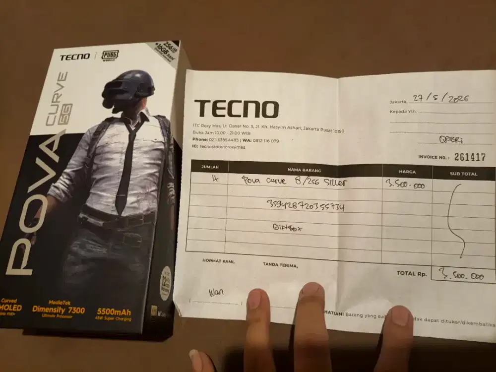 Tecno Pova Curve 5G - 8gb/256gb