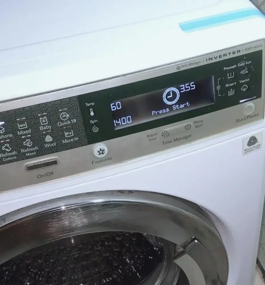 Jual Bu Mesin cuci Frontloading Electrolux 10kg EWF14012,normal,noken