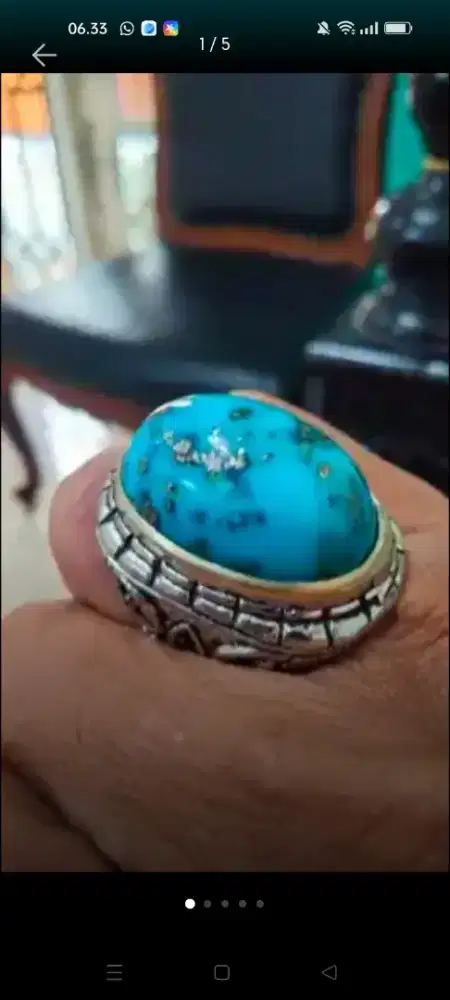 Batu pirus Persia mumbul ajiib