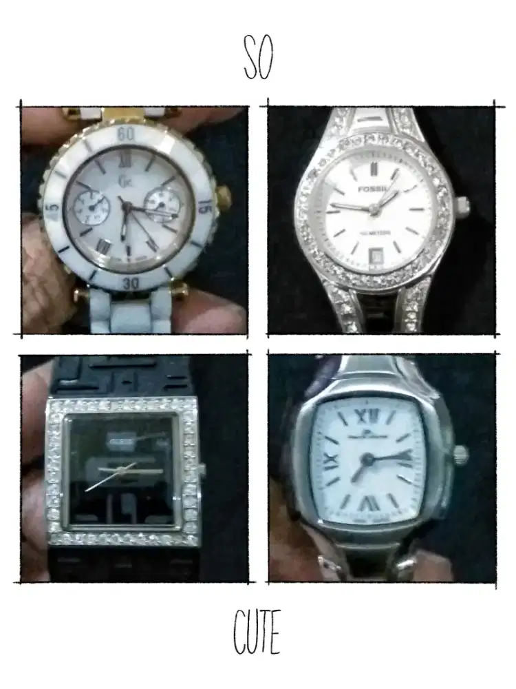 Jual borongan 4 jam tangan wanita