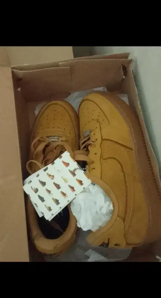 Sepatu nike air force 1 brown