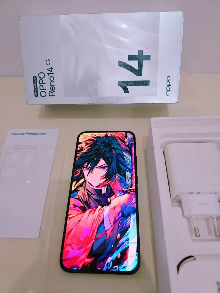 Oppo Reno 14 5G Green 12/256 Fulset Ori Garansi 2Tahun 2027+Asuransi