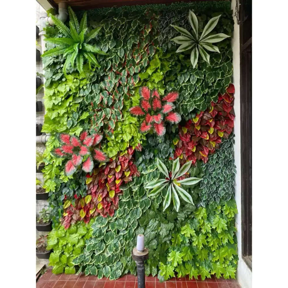 Artificial  vertical garden kolam rumput
